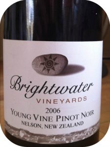 2006 Brightwater Vineyards, Young Vine Pinot Noir, Nelson, New Zealand