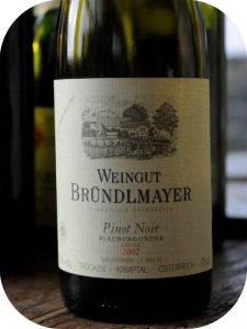 2002 Weingut Bründlmayer, Pinot Noir Cécile, Kamptal, Østrig