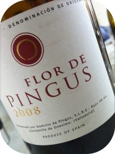 2008 Dominio de Pingus, Flor de Pingus, Ribera del Duero, Spanien