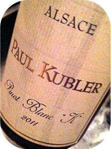 2011 Paul Kubler, Pinot Blanc ”K”, Alsace, Frankrig