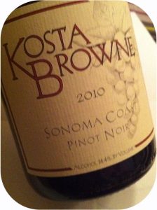 2010 Kosta Browne Winery, Sonoma Coast Pinot Noir, Californien, USA