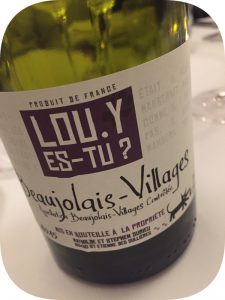 2015 Mathilde & Stephen Durieu, Beaujolais-Villages Lou. Y es-tu?, Bourgogne, Frankrig