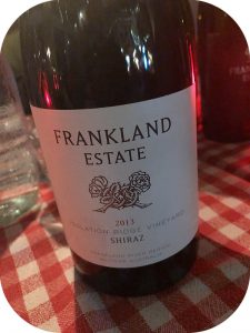 2013 Frankland Estate, Isolation Ridge Vineyard Shiraz, Western Australia, Australien