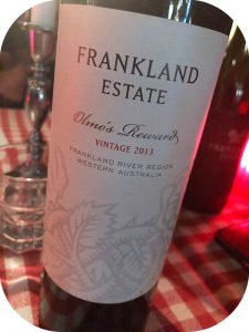 2013 Frankland Estate, Olmo’s Reward, Western Australia, Australien