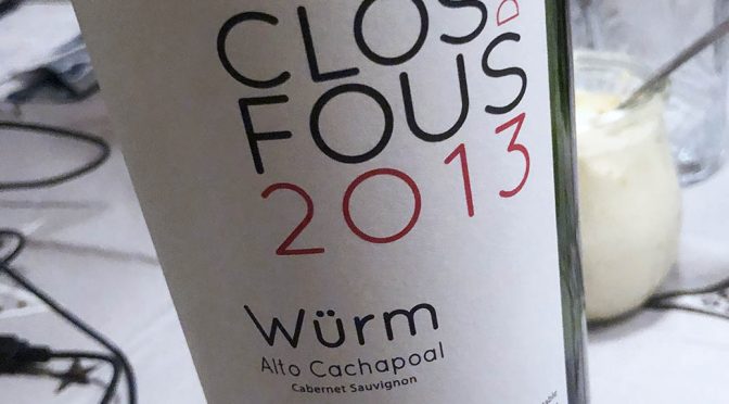 2013 Clos des Fous, Würm Cabernet Sauvignon, Cachapoal, Chile