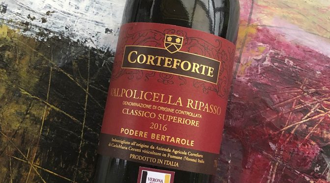 2016 Corteforte, Valpolicella Ripasso Classico Superiore Podere Bertarole, Veneto, Italien