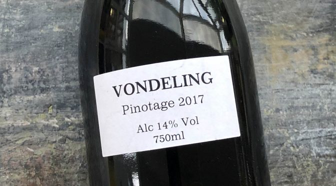 2017 Vondeling Wines, Pinotage, Western Cape, Sydafrika