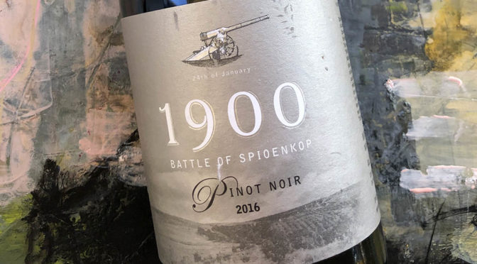 2016 Spioenkop Wines, 1900 Battle of Spioenkop Pinot Noir, Elgin, Sydafrika
