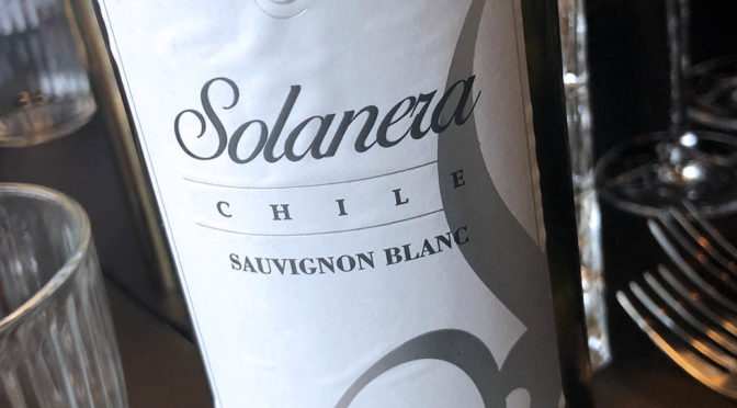 2019 Globus Wine, Solanera Sauvignon Blanc, Colchagua, Chile