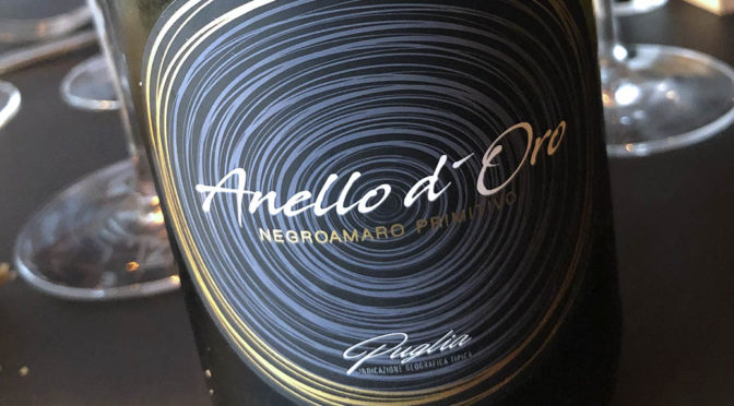 2018 Globus Wine, Anello d’Oro Negroamaro Primitivo, Puglia, Italien