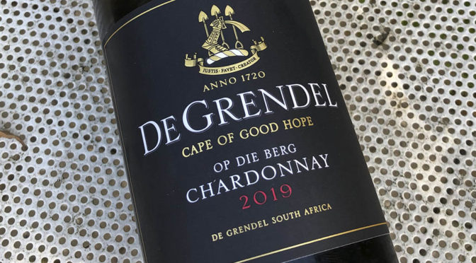2019 De Grendel, Op die Berg Chardonnay, Western Cape, Sydafrika