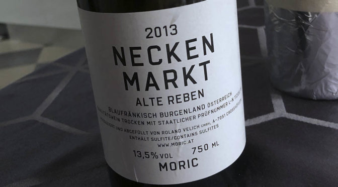 2013 Weingut Moric, Blaufränkisch Neckenmarkt Alte Reben, Burgenland, Østrig