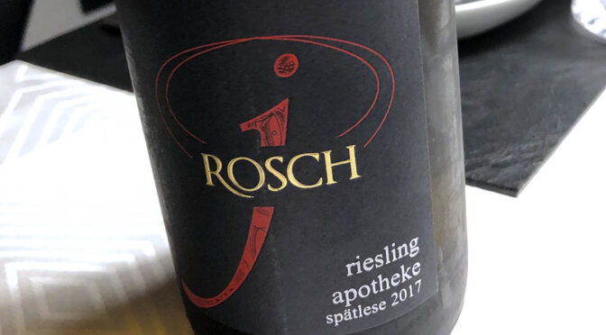 2017 Weingut Josef Rosch, Trittenheimer Apotheke Riesling Spätlese, Mosel, Tyskland
