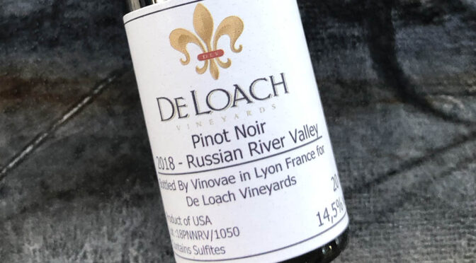 2018 DeLoach Vineyards, Pinot Noir Russian River Valley, Californien, USA