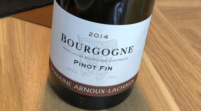 2014 Domaine Arnoux-Lachaux, Pinot Fin, Bourgogne, Frankrig