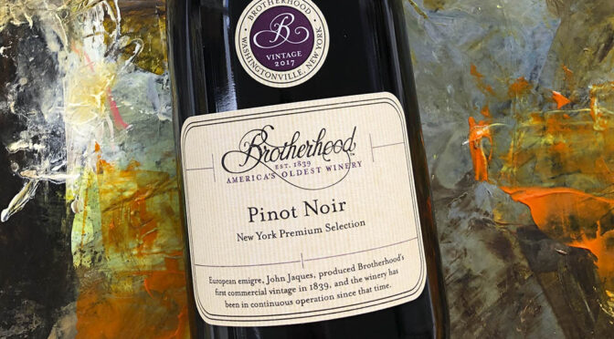2017 Brotherhood Winery, Pinot Noir, New York, USA