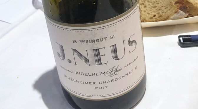 2017 Weingut J. Neus, Ingelheimer Chardonnay R, Rheinhessen, Tyskland
