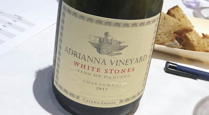 2017 Bodegas Catena Zapata, Adrianna Vineyard White Stones Chardonnay, Mendoza, Argentina