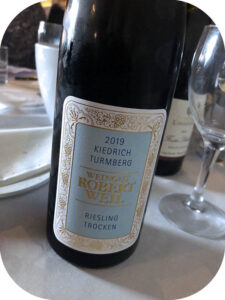 2019 Weingut Robert Weil, Kiedrich Turmberg Riesling Trocken, Rheingau, Tyskland