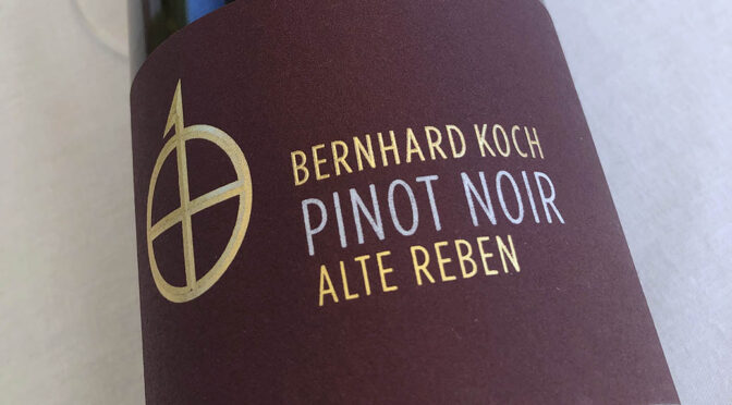 2017 Weingut Bernhard Koch, Hainfelder Letten Pinot Noir Réserve Alte Reben, Pfalz, Tyskland