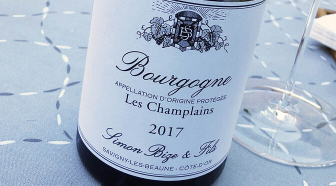 2017 Simon Bize & Fils, Bourgogne Blanc Les Champlains, Bourgogne, Frankrig