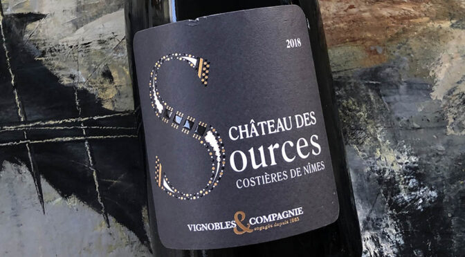 2018 Vignobles & Compagnie, Château des Sources Costières de Nimes Cuvée S, Rhône, Frankrig