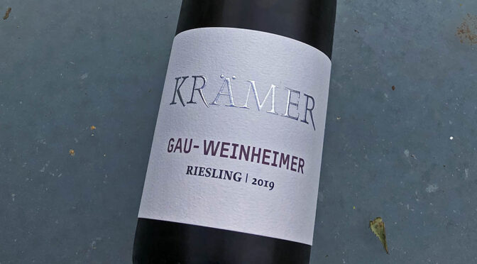 2019 Weingut Krämer, Gau-Weinheimer Riesling, Rheinhessen, Tyskland
