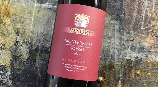 2019 Vinory, Monferrato Rosso Mandragola, Piemonte, Italien