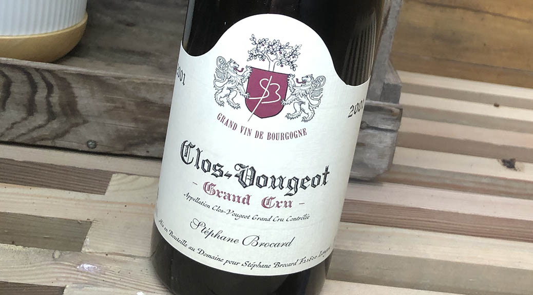 2001 Stéphane Brocard, Clos-Vougeot Grand Cru, Bourgogne