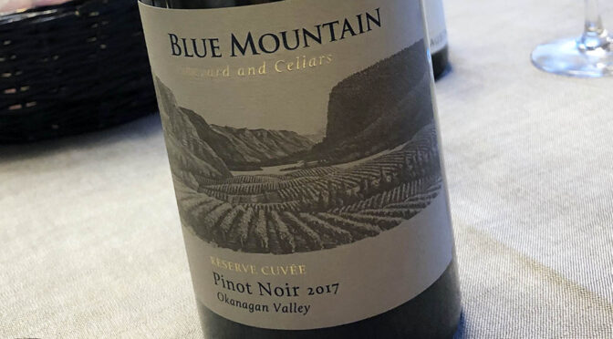 2017 Blue Mountain Vineyard and Cellars, Reserve Cuvée Pinot Noir, Okanagan Falls, Canada