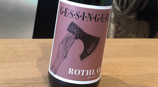 2019 Weingut Albert Gessinger, Zeltinger Sonnenuhr Riesling Spätlese Trocken, Mosel, Tyskland