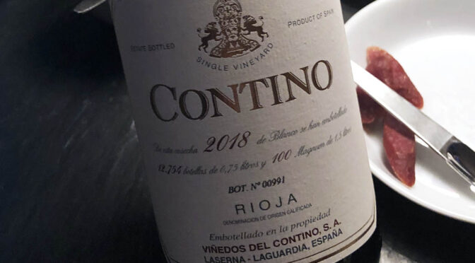 2018 Compañía Vinícola del Norte de España, Contino Blanco, Rioja, Spanien