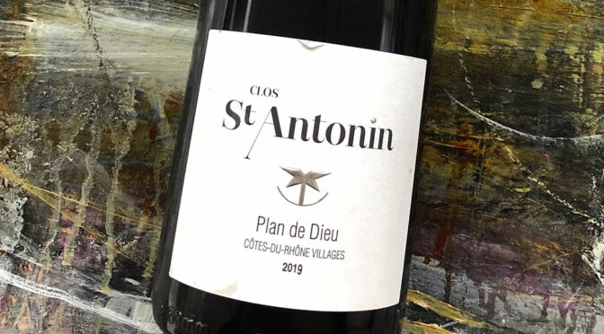 2019 Clos St. Antonin, Plan de Dieu Côtes du Rhône Villages, Rhône, Frankrig