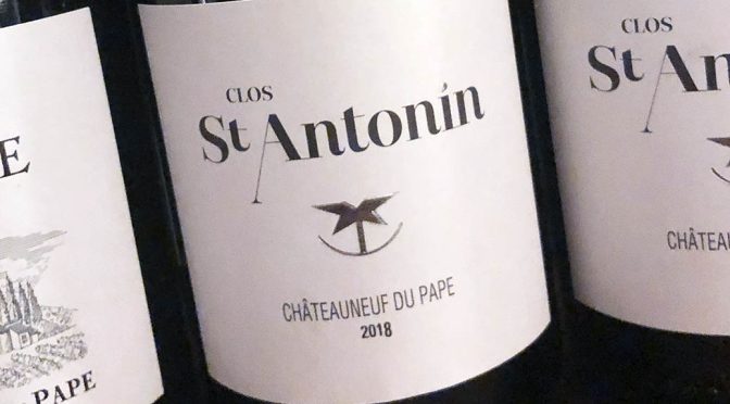 2018 Clos St. Antonin, Châteauneuf-du-Pape, Rhône, Frankrig