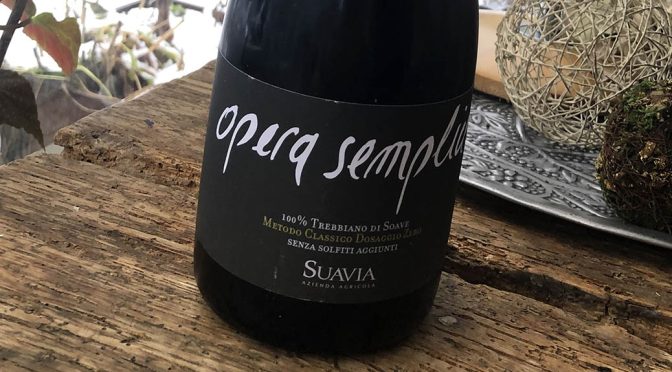 2018 Suavia, Opera Semplice Spumante Metodo Classico Dosaggio Zero, Veneto, Italien