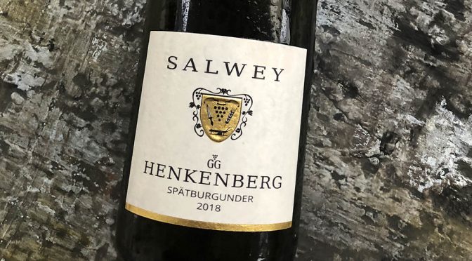 2018 Weingut Salwey, Oberrotweiler Henkenberg Spätburgunder GG, Baden, Tyskland
