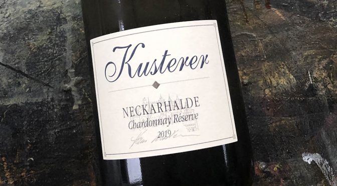 2019 Weingut Kusterer, Esslinger Neckarhalde Chardonnay Réserve, Württemberg, Tyskland
