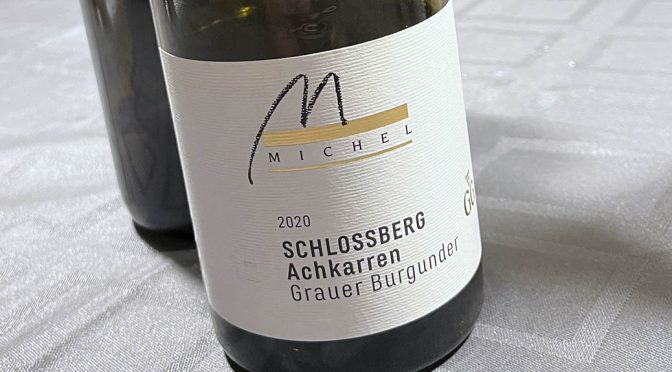 2020 Weingut Michel, Achkarren Schlossberg Grauer Burgunder GG, Baden, Tyskland