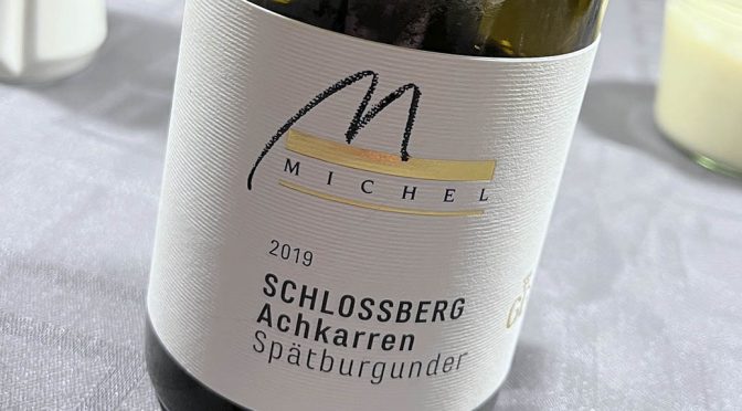 2019 Weingut Michel, Achkarren Schlossberg Spätburgunder GG, Baden, Tyskland