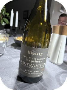 2017 Vinos Baettig, Pinot Noir Parcelas los Primos, Traiguén, Chile
