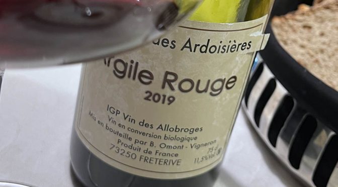 2019 Domaine des Ardoisières, Argile Rouge, Savoie, Frankrig
