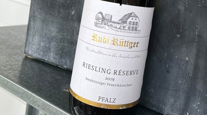 2019 Weingut Rudi Rüttger, Riesling Réserve, Pfalz, Tyskland