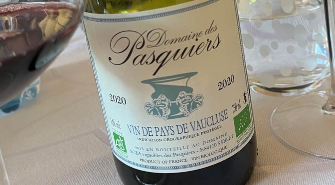 2020 Domaine des Pasquiers, Vin de Pays de Vaucluse, Rhône, Frankrig