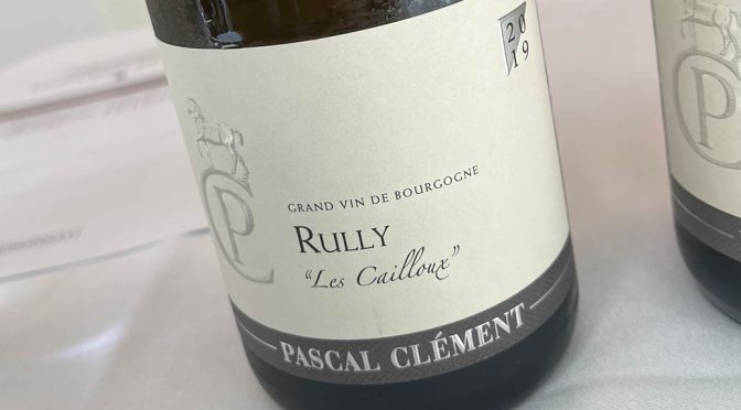 2019 Domaine Pascal Clément, Rully Les Cailloux Blanc, Bourgogne, Frankrig