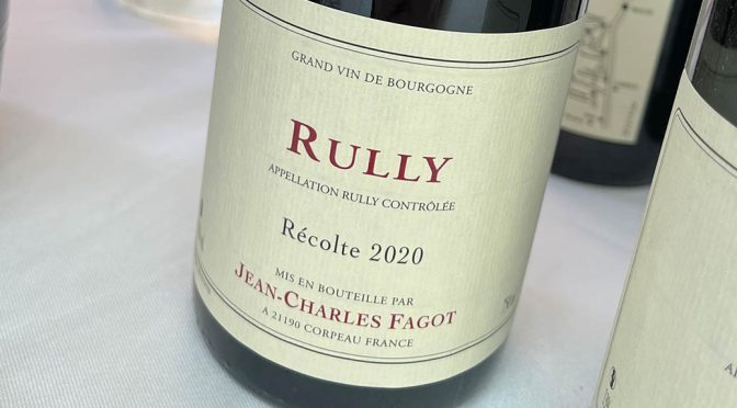 2020 Domaine Jean-Charles Fagot, Rully Rouge, Bourgogne, Frankrig