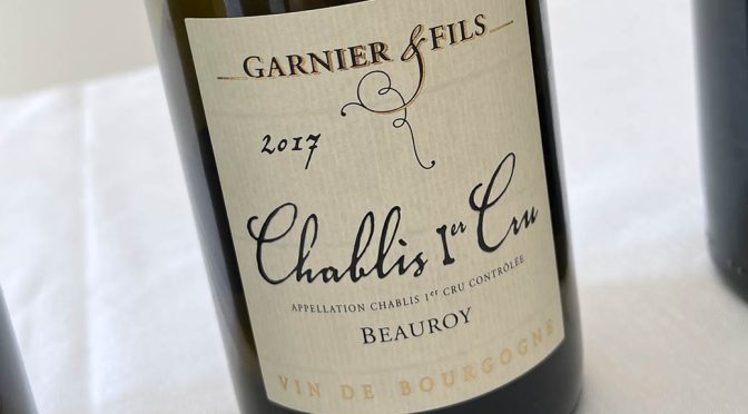 2017 Domaine Garnier & Fils, Chablis 1er Cru Beauroy, Bourgogne, Frankrig