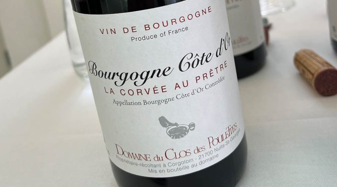 2019 Domaine du Clos des Poulettes, Bourgogne Côte d’Or La Corvée au Prêtre, Bourgogne, Frankrig
