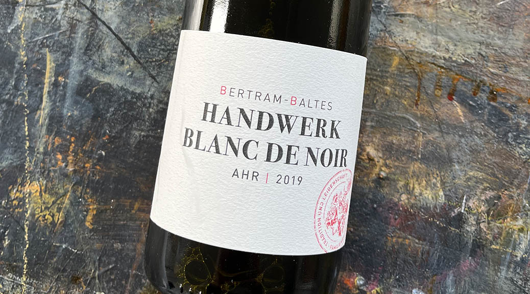 2019 Weingut Bertram Baltes Handwerk Blanc de Noir Ahr Tyskland