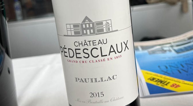 2015 Château Pédesclaux, Pauillac 5. Grand Cru Classé, Bordeaux, Frankrig