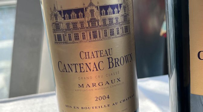 2004 Château Cantenac Brown, Margaux 2. Grand Cru Classé, Bordeaux, Frankrig